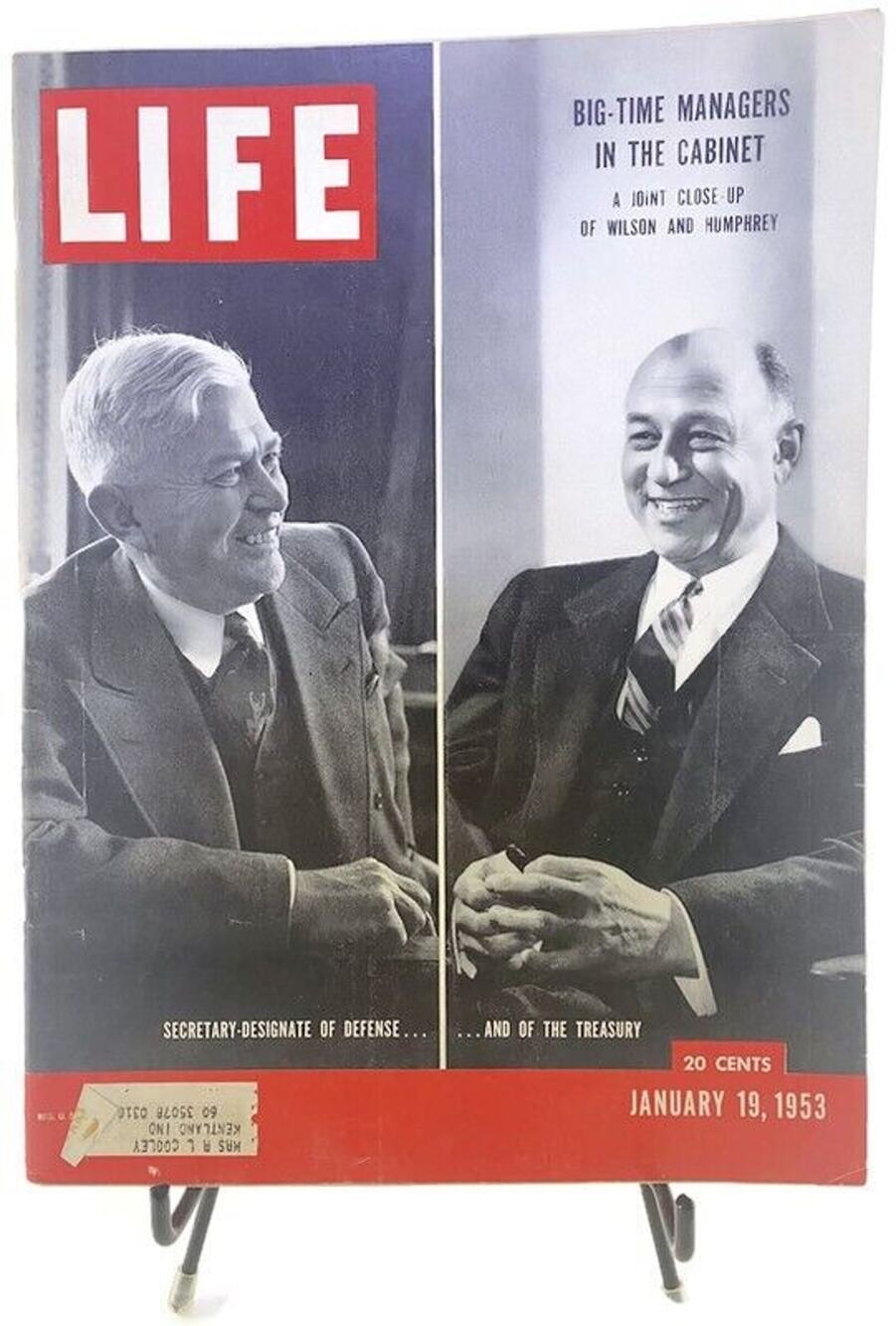 LIFE Magazine January 19 1953 Eisenhower Cabinet Wilson Humphrey Vintage